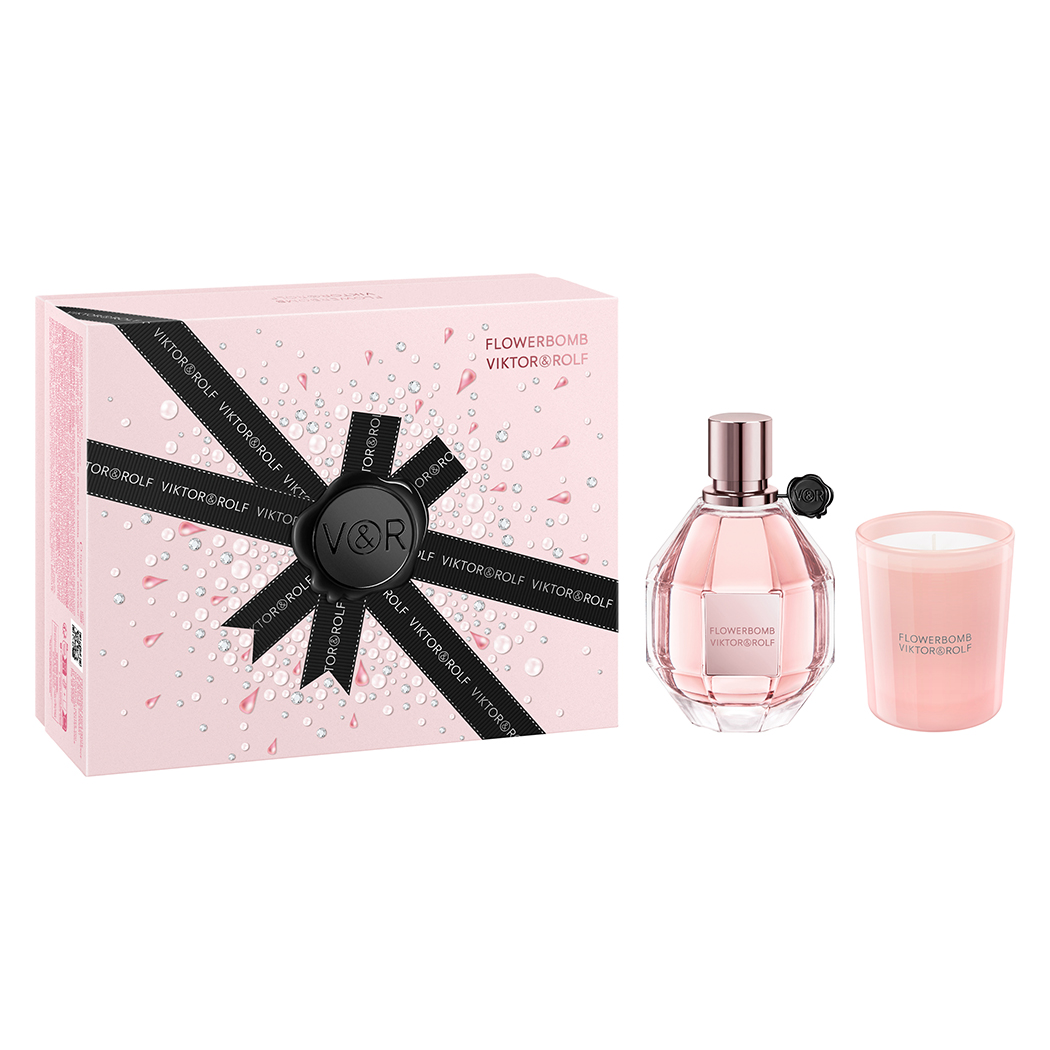 V&R Flowerbomb Edp 100ml + Candle 70g